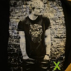 Ed Sheeran Concert Tshirt X Tour Sz L